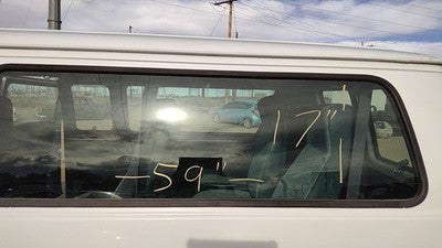 1971-1996 Gmc Van 3500 Driver Left Rear Quarter Glass Back Side Window Oem