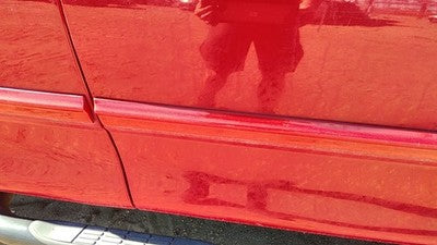 1999-2004 Ford F150 Passenger Right Front Moulding From Door Oem Trim Strip Red