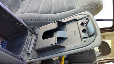 2002-2003 Ford Explorer Center Console Lid Only Oem Arm Rest Fold Down Gray