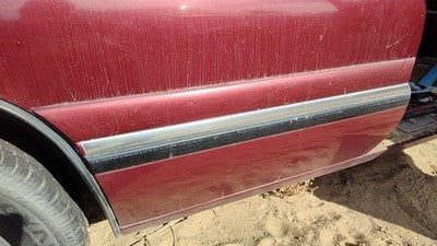1998 Lesabre Passenger Right Rear Moulding From Door Back Trim 51B Bordeaux Red