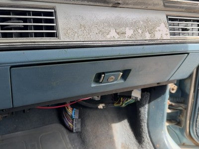 1986 Olds 88 Glove Box Assembly Complete Door With Latch Oem Blue
