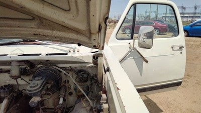 1981-1993 Dodge Ram W250 Driver Left Hood Hinge Assembly Oem White 55027101
