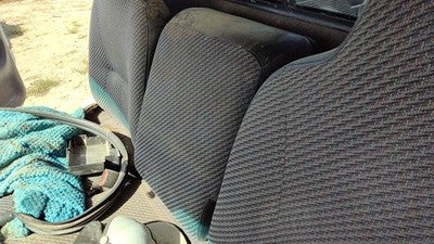 2000 2001 Dodge Ram 1500 Center Floor Console Assembly Jump Seat Oem Gray