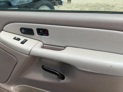 01-02 Chevy Suburban Passenger Right Front Door Trim Panel With Switches Tan 52I