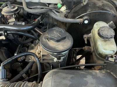 1997-2001 Ford F150 Power Steering Fluid Remote Reservoir Tank Oem 5.4L