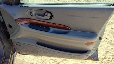 00-01 Lesabre Buick Passenger Right Front Door Trim Panel With Switches Gray 17B