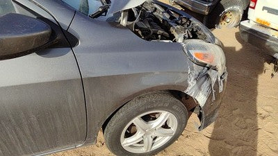 2012-2019 Nissan Versa Passenger Right Front Fender Oem Gray Kad Fca003bamc