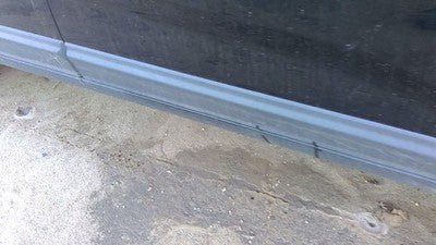 11-15 Kia Sorento Passenger Right Front Moulding From Door Trim Strip Gray H9