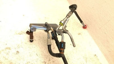 10-12 Legacy Outback Complete Fuel Rail With Injectors Set Loaded Oem 2.5L