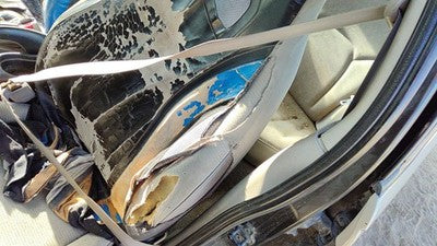 1997 Saturn Sl1 Driver Left Front Seat Belt Retractor Oem Shoulder Gray