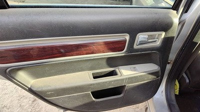 07-09 Lincoln Mkz Driver Left Rear Door Trim Panel With Switches Back Black Mw