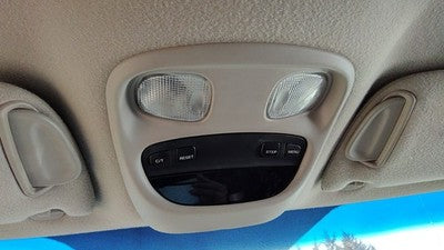 01-04 Grand Cherokee Center Overhead Console Dome Light Map Lamp Cubby Gray Dv