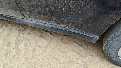 07-09 Grand Vitara Xl-7 Driver Left Lower Rocker Panel Moulding Side Skirt Black
