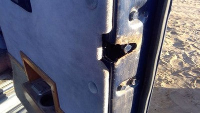 1989 Chevy G20 Van Passenger Right Rear Door Latch With Rods/Cables Oem Back