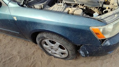 2006-2010 Hyundai Sonata Passenger Right Front Fender Oem Blue 663200A000