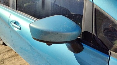 15-17 Nissan Versa Note Passenger Right Power Side Mirror Door Mounted Blue Rbe