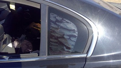2008-2009 Pontiac G8 Driver Left Rear Vent Window Back Door Glass With Frame Oem