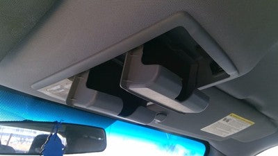 09-14 Ford F150 Center Overhead Console Dome Light Map Lamp Cubby Steel Gray Ms