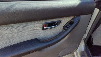 2000-2002 Subaru Legacy Driver Left Rear Door Trim Panel With Switches Back Gray