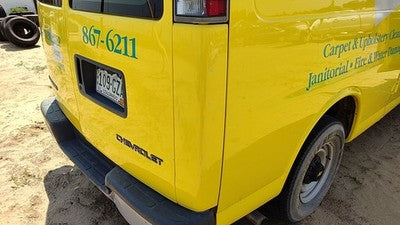 2002 Express Van 2500 Passenger Right Rear Moulding On Quarter Panel Oem Yellow