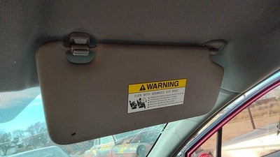 2010-2011 Honda Insight Passenger Right Sun Visor Oem Tan 83230Tm8A11Za
