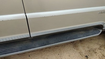 03 Lincoln Aviator Passenger Right Front Moulding From Door Trim Strip Silver Jp