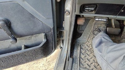 1989 Chevy S10 Pickup Driver Left Lower Kick Trim Panel Oem Dark Gray