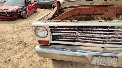 1967-1969 Ford F100 Front Grille Oem Chrome Bent C8tz8200e