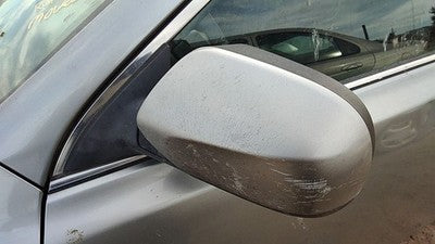 11-14 Legacy Outback Driver Left Side Mirror Door Mounted Ssm Steel Silver