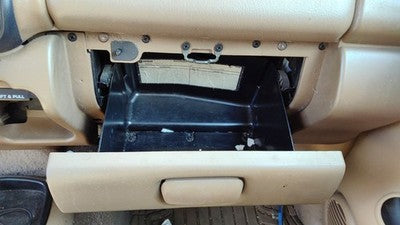 1998-2000 Dodge Durango Glove Box Assembly Complete Door With Latch Oem Tan