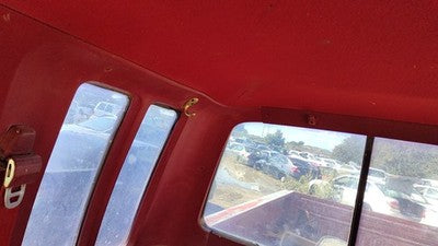 1988 Ford F150 Passenger Right Rear Inside Trim Panel Oem Extended Cab Red
