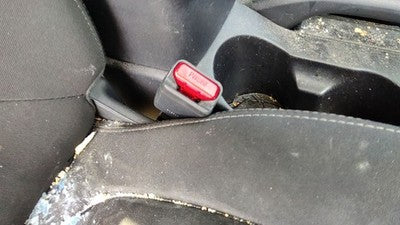 2010-2013 Kia Soul Passenger Right Front Seat Belt Buckle Receiver Oem Black Wk