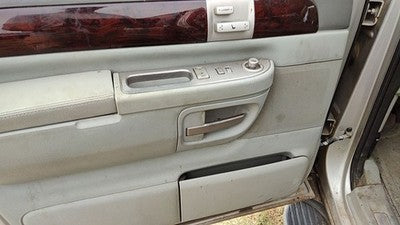 03 Lincoln Aviator Driver Left Front Door Trim Panel With Master Switch Gray Bl