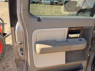 2004-2008 Ford F150 Driver Left Rear Door Trim Panel With Switches Back Tan Hw