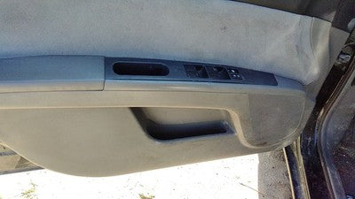 07-09 Sentra Driver Left Front Door Trim Panel With Master Switch Charcoal W