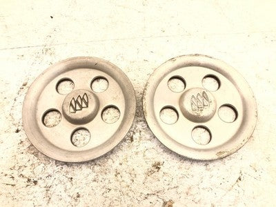 2000-2005 Buick Lesabre Pair Of Front Center Hub Caps Oem Wheel Cover 9594028