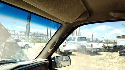 1997 Silverado 2500 Passenger Right A Pillar Trim Windshield Post Panel Tan 52D