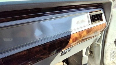82-87 Grand Marquis Passenger Dash Trim Bezel With Heater Ac Vents Gray