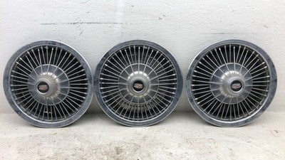 1970-1973 Mercury Cougar Hub Cap Wheel Cover Oem 14 Inch Wire Spoke Set Of 3
