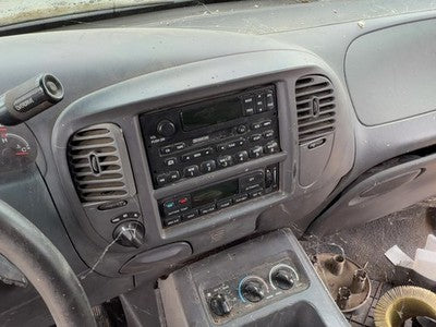 97-02 Ford Expedition Trim Bezel Around Radio Surround Dash Panel Oem Gray 12
