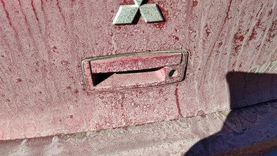 03-04 Outlander Rear Liftgate Handle Back Hatch Release Lever Tailgate Red