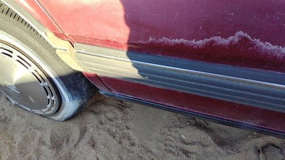 1990 Olds 88 Passenger Right Rear Moulding From Door Oem Back Trim Strip