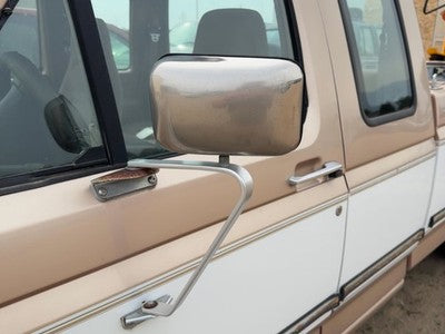 1980-1997 Ford F250 Driver Left Manual Side Mirror Door Mounted Oem E5Tz17696B