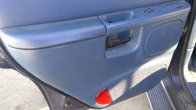 1995-1999 Ford Explorer Driver Left Rear Inside Door Trim Panel Only Back Blue
