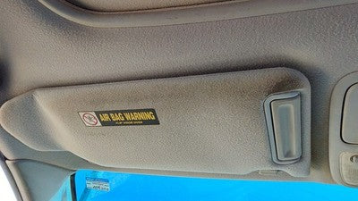 1998-2002 Honda Accord Driver Left Sun Visor Oem Gray 83280S84a03zd