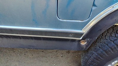 1982 Ford F150 Driver Left Rear Moulding On Front Box Oem