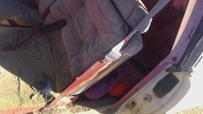 1978 Buick Regal Driver Left Front Seat Belt Retractor Oem Shoulder Red