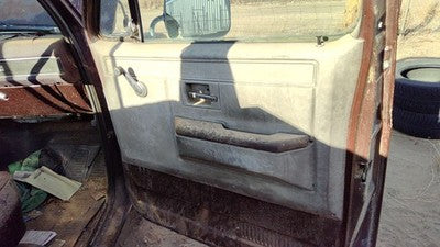 1983 Gmc Sierra C3500 Passenger Right Front Door Trim Panel Red