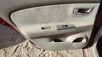 05-06 Nissan Altima Driver Left Rear Door Trim Panel With Switches Back Blond C