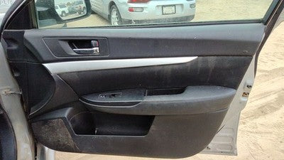 11-12 Legacy Outback Passenger Right Front Door Trim Panel With Switches Black